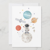 First Trip Around the Sun Birthday  招待状 (裏面)