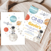 First Trip Around the Sun Birthday  招待状