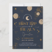 First Trip Around The Sun Birthday Invitation 招待状 (正面)