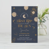 First Trip Around The Sun Birthday Invitation 招待状 (スタンド正面)