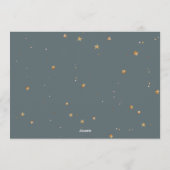 First Trip Around the Sun Birthday Thank You Card 招待状 (裏面)