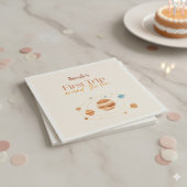 First Trip Around The Sun Boho Photo 1st Birthday スタンダードカクテルナプキン