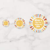 First Trip Around The Sun Invitation コンフェッティ (正面)