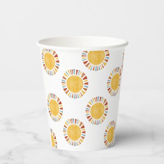 First Trip Around The Sun Invitation 紙コップ (裏面)