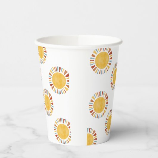 First Trip Around The Sun Invitation 紙コップ (左)