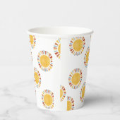 First Trip Around The Sun Invitation 紙コップ (右)