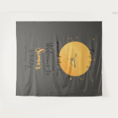 First Trip Around The Sun Paper Airplane Birthday タペストリー (正面(横))