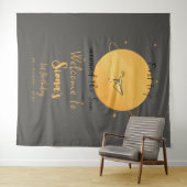 First Trip Around The Sun Paper Airplane Birthday タペストリー (インサイチュ(横))