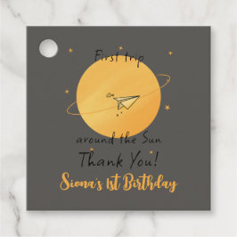 First Trip Around The Sun Paper Airplane Birthday フェイバータグ