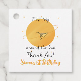 First Trip Around The Sun Paper Airplane Birthday フェイバータグ