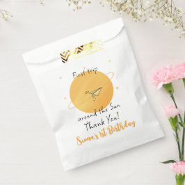 First Trip Around The Sun Paper Airplane Birthday フェイバーバッグ