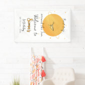 First Trip Around The Sun Paper Airplane Birthday 横断幕 (インサイチュ)