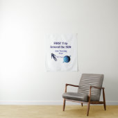 First trip around the sun planet astronaut birthda タペストリー (インサイチュ)