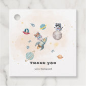 First Trip Around the Sun space animals Birthday  フェイバータグ (正面)