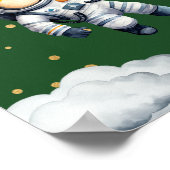 First Trip Around the Sun Space Birthday Poster ポスター (角)