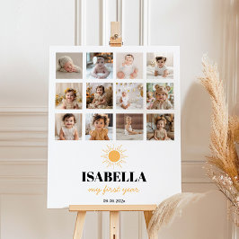 First Trip Sun誕生日のまわりにマイルストーンポスター ポスター