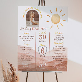 First Trip Sun誕生日のまわりにマイルストーンポスター ポスター