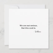 First Valentine Minimal red Heart カード (裏面)