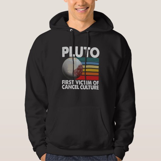 First Victim Of Cancel Culture Women Pluto Solar S パーカ (正面)