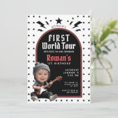 First World Tour Birthday Invitation with Photo 招待状 (スタンド正面)