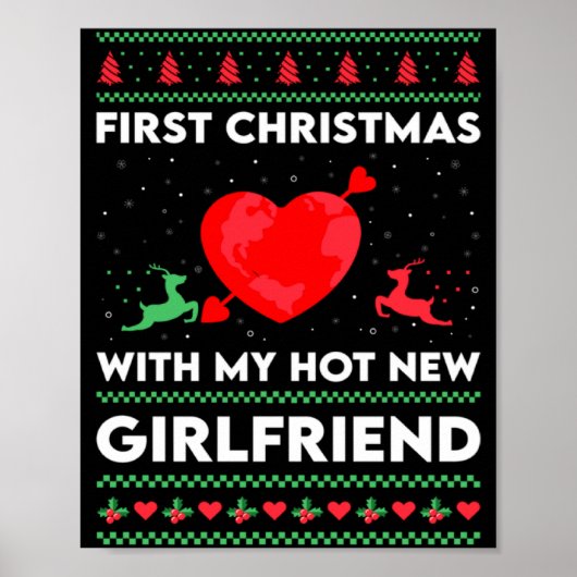 First Xmas With My New Girlfriend Men Ugly Christ ポスター (正面)