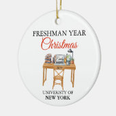 First Year At High School Ornament 2025, Freshman  セラミックオーナメント (左)