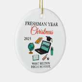 First Year At High School Ornament 2026, Freshman  セラミックオーナメント (右)