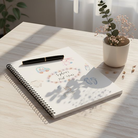 First Year Baby – A Sweet Notebook for Mom ノートブック