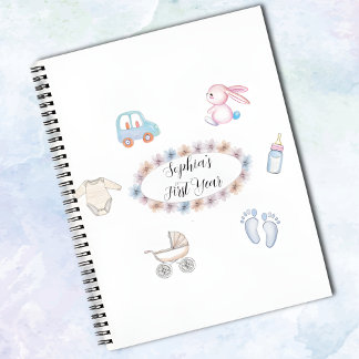 First Year Baby – A Sweet Notebook for Mom ノートブック