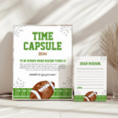 First Year Down 1st Birthday Time Capsule Sign ポスター
