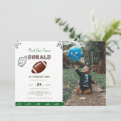 First Year Down Football 1st Birthday  招待状 (スタンド正面)