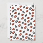 First Year Down Football 1st Birthday Invitation 招待状 (裏面)