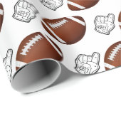 First Year Down Football Birthday  ラッピングペーパー (ロールコーナー)