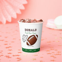 First Year Down Football Birthday 