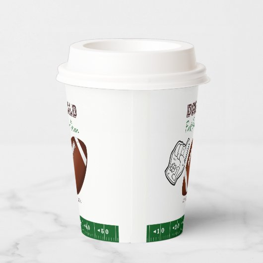 First Year Down Football Birthday  紙コップ (右)