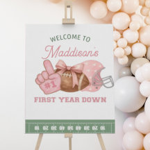 FIRST year down, Football Birthday, ONE 