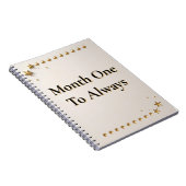 First-Year Memory Keeper | Newlywed Milestone Trac ノートブック (右側)