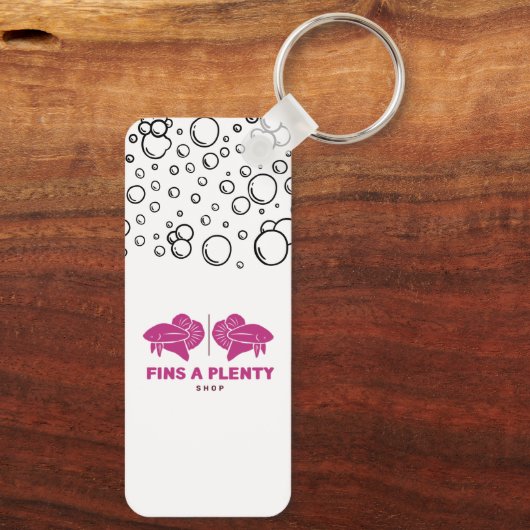 Fis A Furty Shop Betta Fish Keychain キーホルダー (裏面)