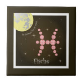 Fische 19. Februar bis 20. März Fotofliese タイル (正面)