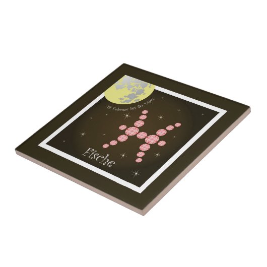 Fische 19. Februar bis 20. März Fotofliese タイル (側面)