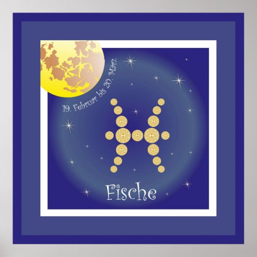 Fische 19. Februar bis 20. März Poster ポスター (正面)