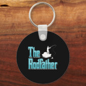 Fischer Vater Angler Papa Der Stabschef Fishing Bo キーホルダー (正面)