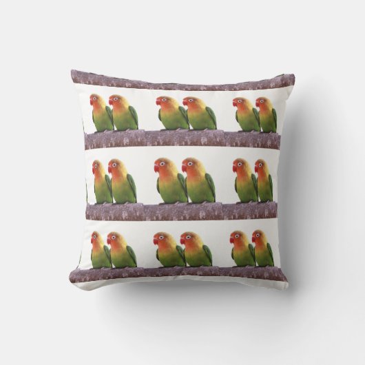 Fischer's Lovebird クッション (正面)