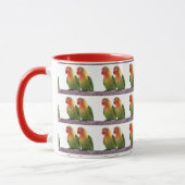 “Fischer's Lovebird” マグカップ (左)
