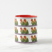 “Fischer's Lovebird” マグカップ (中央)