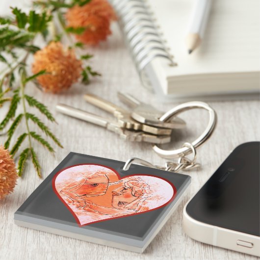 Fischpärchen キーホルダー (正面右)