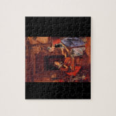 Fish'_のオランダのマスターを販売している老女 ジグソーパズル (縦)