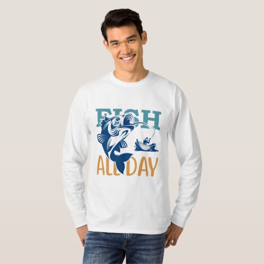 fish all day tシャツ (正面フル)