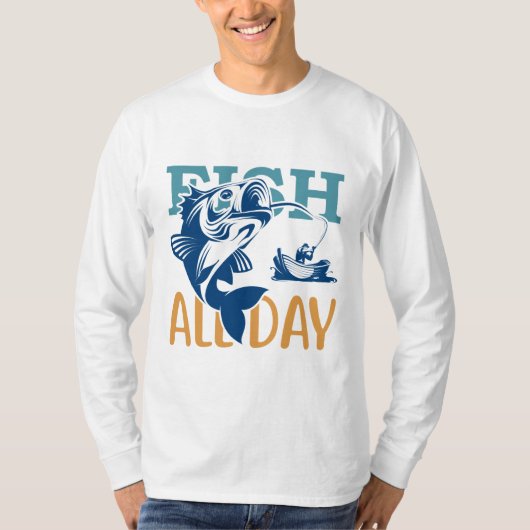 fish all day tシャツ (正面)