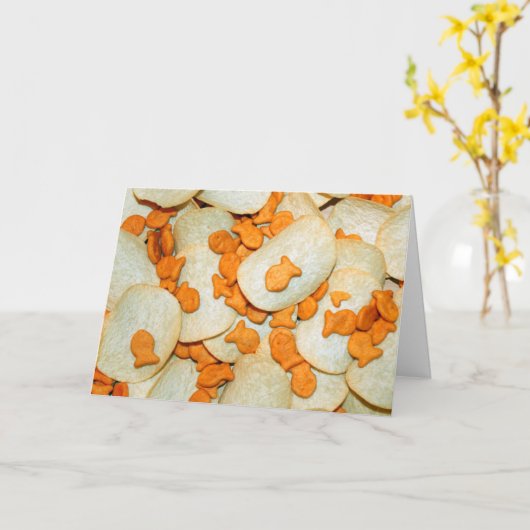 Fish And Chips カード (黄色い花)